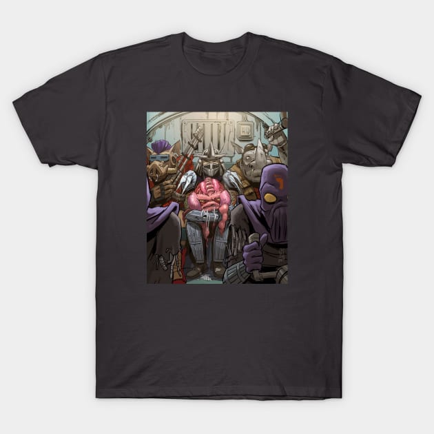 TMNT Shredder and Krang T-Shirt by markodjeska